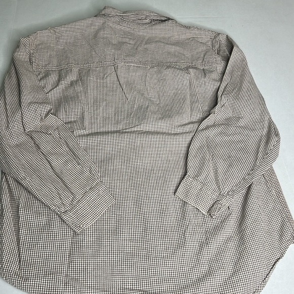 VTG Solutions Original Gingham Plaid Button Down Fall Embroidered Top Size L - Picture 6 of 6